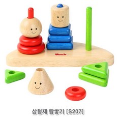 원목교구시리즈 브알라 원목 삼형제 탑쌓기 /도형쌓기