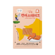 아침 바로드숑 실온보관 연어스테이크, 100g, 10개