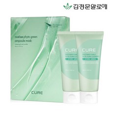 [김정문알로에] 큐어 피토 앰플 마스크팩10매+수딩 폼클렌저 2개, 단품