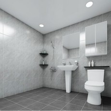  R바스 스톤그레이 욕실리모델링 화장실공사 최저값 디자인 패키지 1세트 그레이