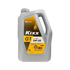 킥스 KIXX G1 5W-30 4L 가솔린엔진오일 kixx G1 5W30 SP 4L 1개 5w30