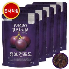 점보 건포도 400g x 5봉 프리미엄 점보건포도 정품 본사직송, 2kg(400g x 5봉), 1세트