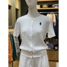 스티브케이블반팔가디건