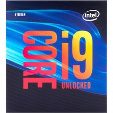 Intel Core i9-9900K 데스크탑 프로세서 8코어 최대 5.0GHz 언락 LGA1151 300 시리즈 95W(BX806849900K), CPU Only - 9900k