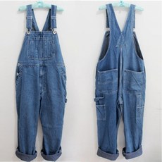 남자와이드멜빵바지