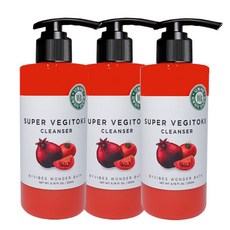 조성아 원더바스 슈퍼 베지톡스 클렌저 레드 200ml X 3개, 조성아 원더바스 슈퍼 베지톡스 클렌저 레드3개
