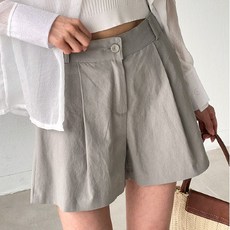 핀턱반바지