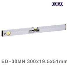 GOF:://52425321에비스알루미늄자석수평기ED-30MN300x19.5x51mm296g2개(1EA);sh43330238, 단일상품