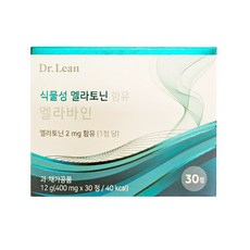 식물성 멜라토닌 2mg 함유 멜라바인, 1박스, 30정