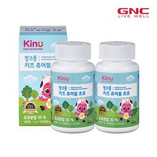 기타 GNC 키누 핑크퐁 키즈 츄어블 초유 60정 x 2병(60일분), 2개, 단품