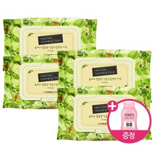 더페이스샵 망고씨드 클렌징티슈(50매x2)+폰즈파우더, Set, 06)허브데이클렌징티슈(70매x4개)+폰즈파우더