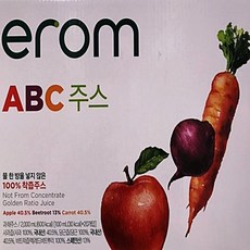 이롬 ABC주스 착즙 100ML X 20개, 1
