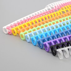 플라스틱 학원 기출 문제 문제집 문서 제본링, 색상, 노랑