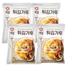 백설 튀김가루, 1kg, 4개