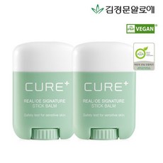김정문알로에 라센스 로에 리알로에 시그니처 스틱 밤, 14g, 2개