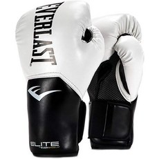 미국 직배송 위닝글러브 복싱 Everlast Elite 프로 스타일 트레이닝 장갑 화이트 12온스, 1개