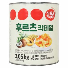 식자재왕 업소용 대용량 후르츠칵테일 3.05kg, 1개