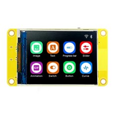 아두이노 240 X 320LCD 디스플레이 Lvgl 캐패시터 개발 보드 ESP32 2.2 인치 와이파이 원격 제어 블루투스 호환 모듈, [02] Yellow B, 1개