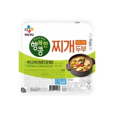 [신선] 2+1 CJ 맛있는두부 찌개용 300g 트레이더스 식자재 캠핑음식, 3개