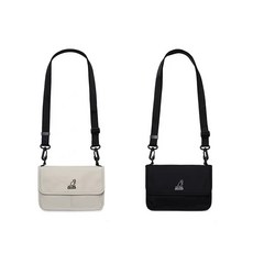 QZ 캉골 KANGOL 3070 파이트 크로스백 3070 라이트 베이지 블랙