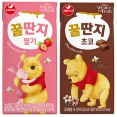 서울우유 딸기꿀딴지, 180ml, 24개