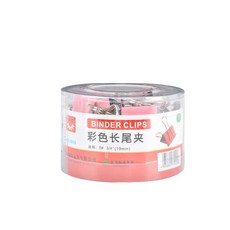 펠리즈샵 더블클립 봉미 철 티켓 홀더 문서 바인더 제비꼬리 스몰자 어음 머메이드 작은 집게, 색상랜덤 한통 （40 개 ）색상랜덤