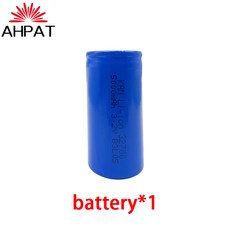 AHPAT 고출력 배터리 3.2V 32700 5000mAh LiFePO4 35A 연속 방전 최대 55A, [01] 1pcs, 1개