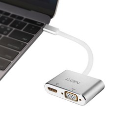 NEXT-2252TCHV C타입 HDMI VGA 모니터 확장 복제 컨버터