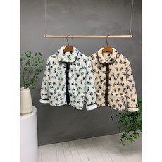 당일발송 20% [겨울] 나마루 양털 플라워 자켓 안감기모 플리스 점퍼 2컬러