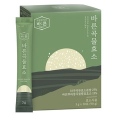 바른곡물효소
 바른 곡물효소 누룽지맛 1개 90g