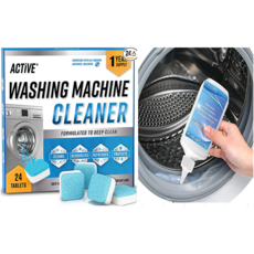 미국직송 Washing Machine Cleaner Descaler 세탁기 드럼 내부 청소 세탁조 클리너 24팩 1개 + Sugelary 드럼세탁기 고무패킹 청소 1개