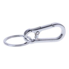 Carabiner 조롱박 버클 키 체인 허리 벨트 클립 anti-lost 버클 매달려 열쇠 고리, 1개, 브라운