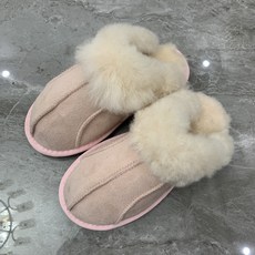 남녀공용 양모 코켓슬리퍼 어그 겨울 슬리퍼 털슬리퍼 실내화 여성 방한 털 사무실