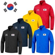 챔스 대한민국 팀코리아 한국 커스텀 경량 바람막이 자켓(110)