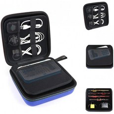 Oriolus 스마트 시계 밴드 케이스 보관함 Apple 시계 밴드와 호환 Garmin Fitbit 스마트 시계 밴드 (파란, 1, 단일상품