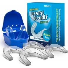 재연 마용 구강 가드 Reejoys 치아 연삭 용 맞춤형 치과 용 나이트 가드 Bruxism Tmj 중지 및 치아 떨
