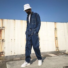 워크웨어스트릿패션점프수트