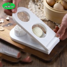 SHENGBO에그 슬라이서 계란 커팅기 달걀 커터Q0010809666, 사진색, 1개