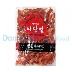 홍피망 냉동 슬라이스 L4~5xT0.8cm 1kg, 1개, 단품
