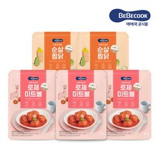 베베쿡 바르게 만든 반찬 5개 순살찜닭 로제미트볼, 200g, 5개