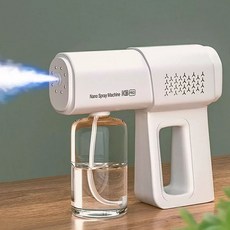 LIFEGEAR 나노 스프레이건 방역 소독기 셀프 방역 분무기 소독스프레이 안개분사 충전식 LED 블루라이트