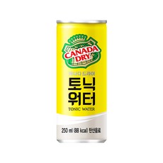 캐나다드라이 진저에일10+클럽소다10+토닉워터10 250ml 30캔 / 하이볼 에이드 / 최신제조일자 빠른배송, 30개, [옵션03]{캐나다DRY_토닉워터250}