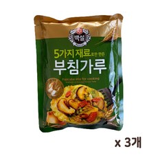 백설유기농부침가루