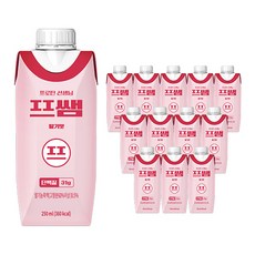 파워풀엑스 프쌤 단백질음료 딸기맛 250mlx12개, 250ml, 12개