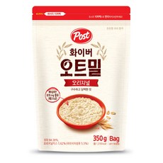 포스트 화이버 오트밀 오리지널 시리얼, 350g, 6개