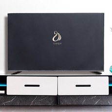 tv 가리개 텔레비전 모니터 LCD 화면 커버 덮개고급 기술 천 TV 먼지 커버 55 인치 65 LCD 간단한 디스플레, 06 Black_07 60 inches