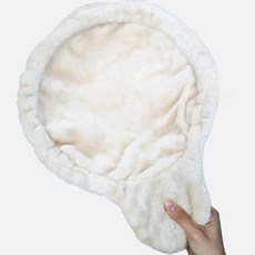 고양이 등반 프레임 교체 해먹 아늑한 플러시 새끼 바구니 둥지, 1개, 1.beige
