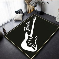 펜더 Gibson Music Rug for living Room 드럼 키트 기타 카펫 넓은 영역 러그 장식 바닥 타마 선물 목욕 매트