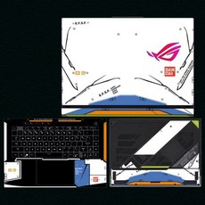 맞춤형 데칼 노트북 스킨 ASUS ROG Strix Scar G16 G634J/G18 G834J 비닐 스티커 G614J G814J G713P G733P, [01] ROG Strix G16 G614J, 06 ROG-04-12, 1개