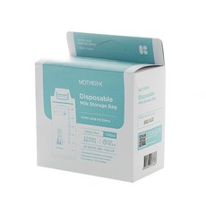 마더케이 일회용 변온 젖병비닐팩 250ml, 120매입, 2개